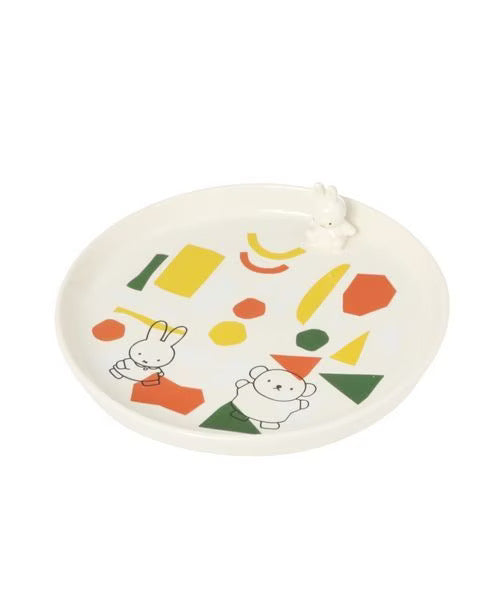Miffy米菲｜可爱立体兔兔餐盘/盒子可做礼物盒/盘底也有彩色米菲图案