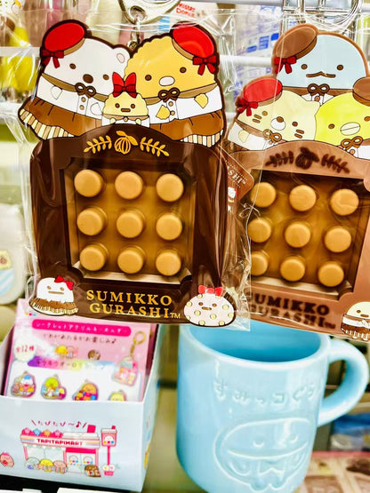 Sumikko gurashi｜eychain Key Holder Milk Chocolate Fair San-X｜110×70×13mm approx.