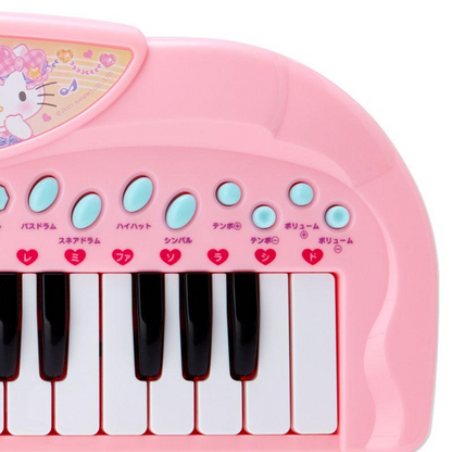 Sanrio三丽鸥｜Hello Kitty Electronic Keyboard Christmas Gift凯蒂猫粉色电子琴/钢琴键盘玩具/圣诞礼物｜约42.1 x 18.6 x 4.5cm