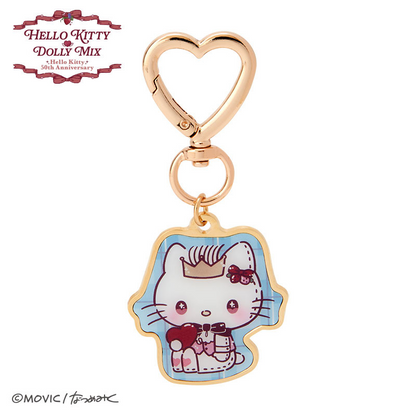 Sanrio｜50周年Hello Kitty✖️Dolly Mix 钥匙扣/挂件|约W3.5×D0.2×H4.5cm