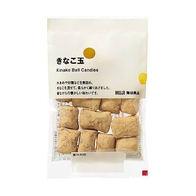 Muji｜MUJI KINAKO BALL CANDIES黄豆粉嚼劲软糖/不甜【24.06.01】