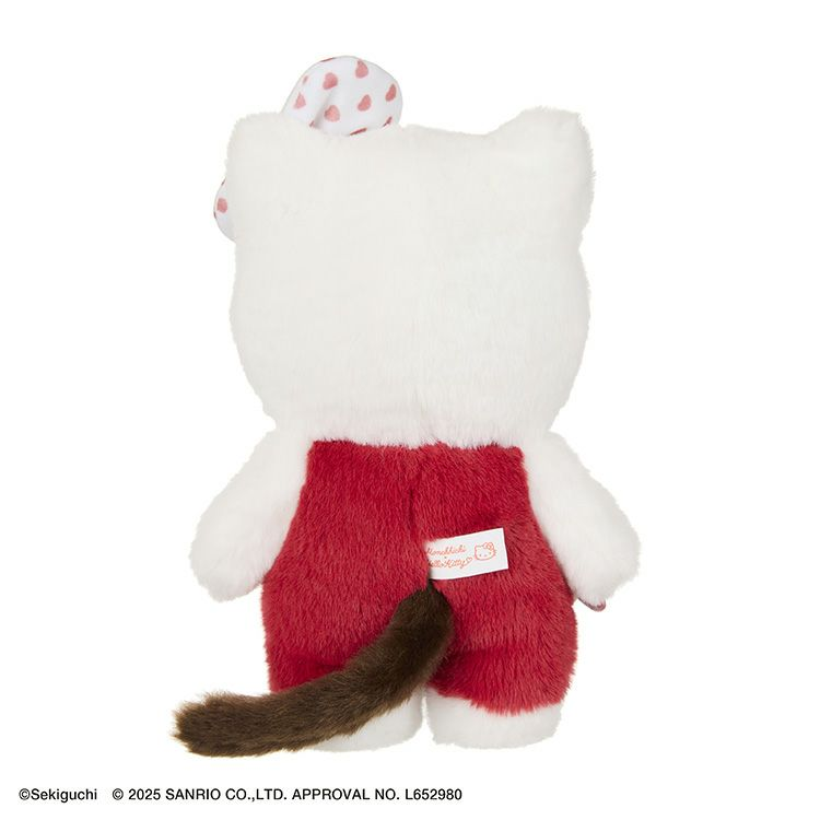 Monchhichi｜Monchhichi x Hello Kitty Plush S Hello Kitty｜H20 x W12 x D10cm approx.