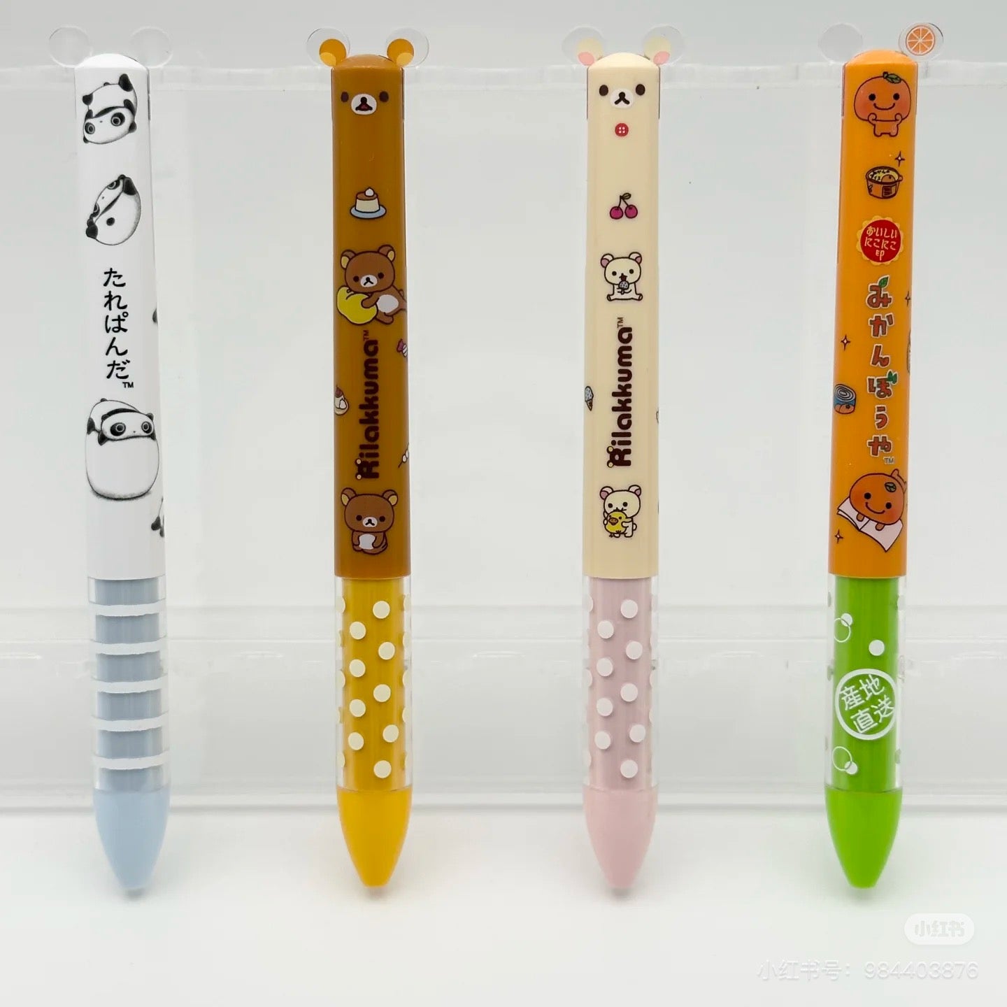 SANX｜Two Color Mimi Pen 怀旧系列可爱角色红/黑双色圆珠笔｜芯0.7mm