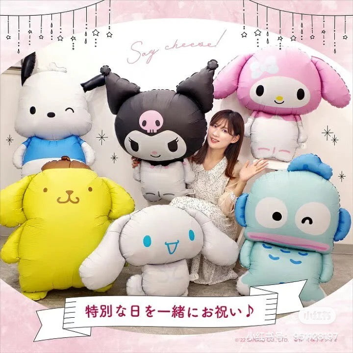 Sanrio｜超大充气球/派对/生日气球/拍照神器/正反双图案都可爱｜充气后约80cm