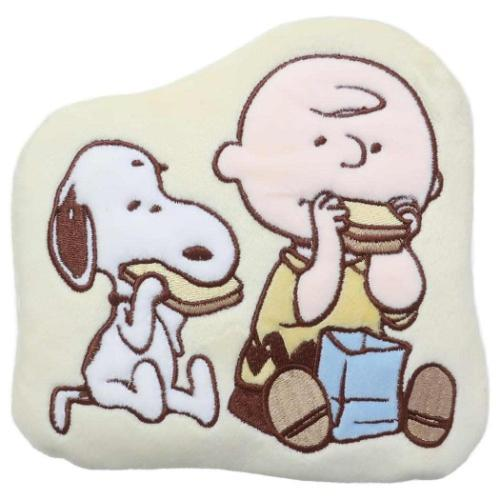 Snoopy｜史努比查理吃三明治刺绣笔袋/软萌收纳袋