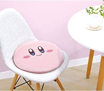 Kirby｜可爱角色大脸坐垫/椅垫/汽车坐垫/可拆洗｜约D40 x 4.5cm