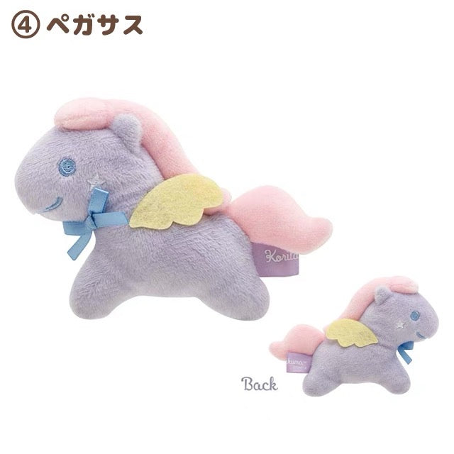 Rilakkuma轻松熊｜Osorano Kururin Wataame - Tenori Plush Toy San-X天空白云棉花糖系列毛绒沙包玩偶手玉/全6种｜1枚入