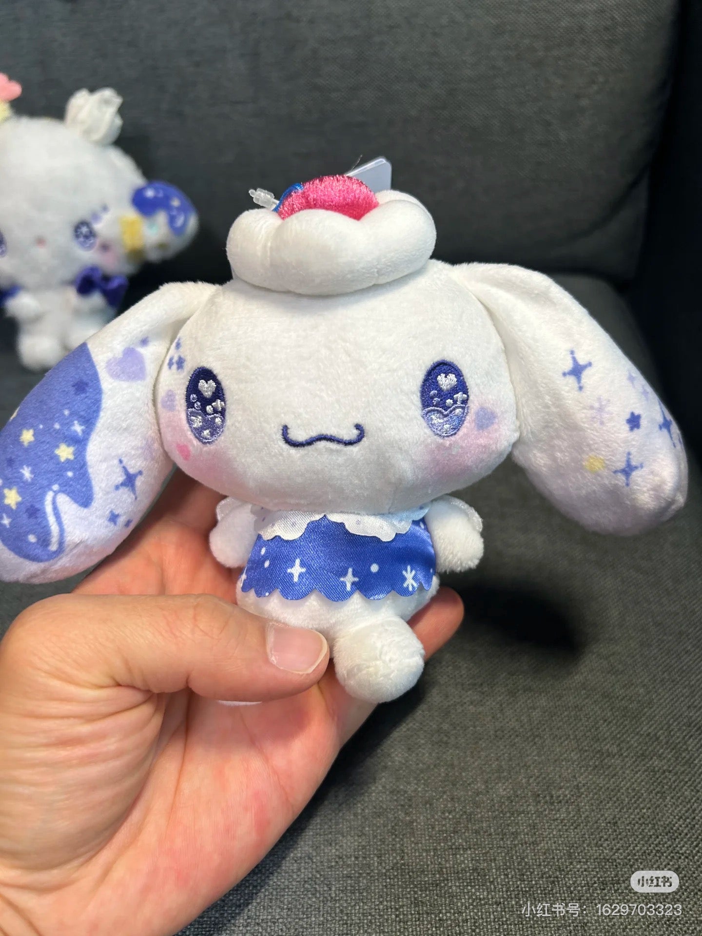 Sanrio三丽鸥｜Sanrio × Dolly Mix Mascot Holder星梦甜品系列毛绒玩偶挂件/包挂｜约7.0 x 13.0 x 11.5cm