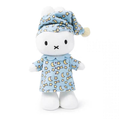 Miffy米菲｜BON TON TOYS-Standing In Pyjamas星星月亮蓝色睡衣睡帽站姿毛绒玩偶/公仔｜约高24cm