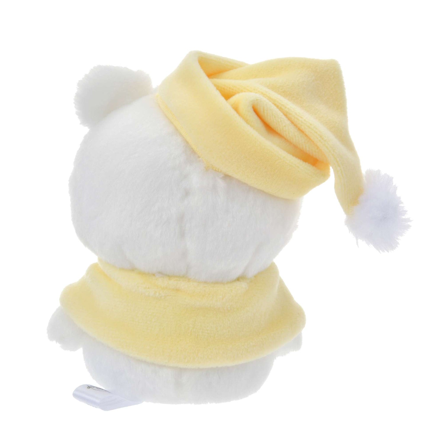 Disney迪士尼｜Winnie the Pooh Urupocha-chan Plush Doll Fruit Latte Color东迪冬日限定水果拿铁色睡衣睡帽斗篷系列豆豆眼毛绒小玩偶/公仔摆件｜约H11.5×W10.5×D7.5cm