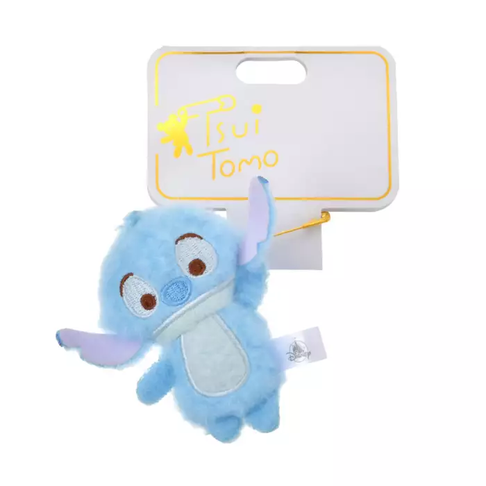 Disney迪士尼｜Winnie the Pooh Plush Badge Brooch TSUITOMO东迪可爱角色毛绒绒徽章/胸针｜约縦8.5×横8.4×厚み2.8(cm)