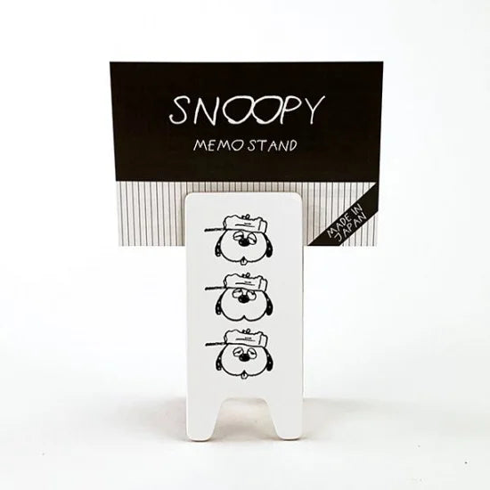 Snoopy｜小公告牌备忘夹/文件夹/Memo Stand/正反不同图案｜约3cm×7cm×3cm