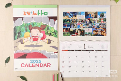 My neighbor totoro｜Studio Ghibli Art Frame Calendar 吉卜力宫崎骏2025年日历/挂历｜ 约600×420mm