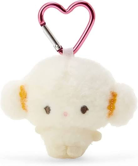 Sanrio｜ Plush Mascot Holder with Heart Carabiner明星同款爱心扣玩偶挂件/包挂｜约6×4×8.7cm