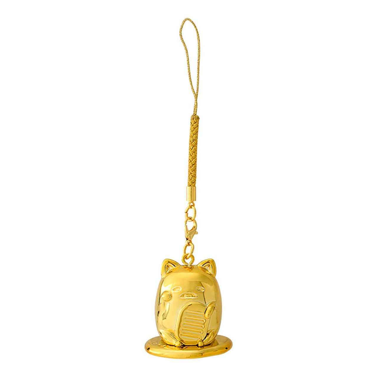 Sanrio三丽鸥｜Golden Netsuke Charm十二生肖蛇年限定招财猫系列金色吊饰挂件/手机链｜ 约3.1×2.4×3.9cm