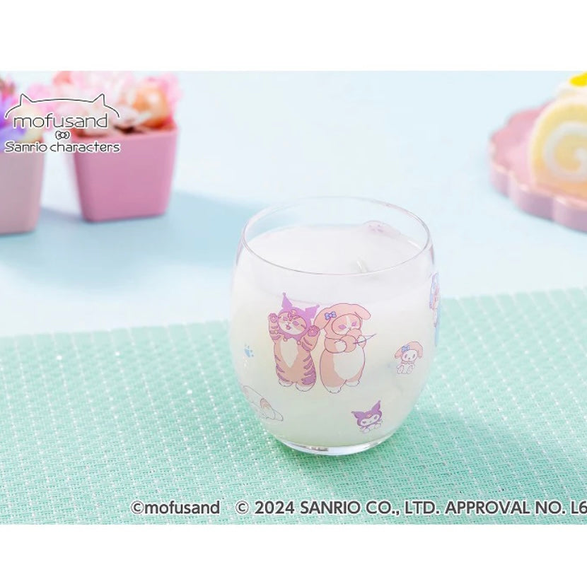 Mofusand｜Sanrio Characters Cocoon Glass｜ Φ73×83mm approx.