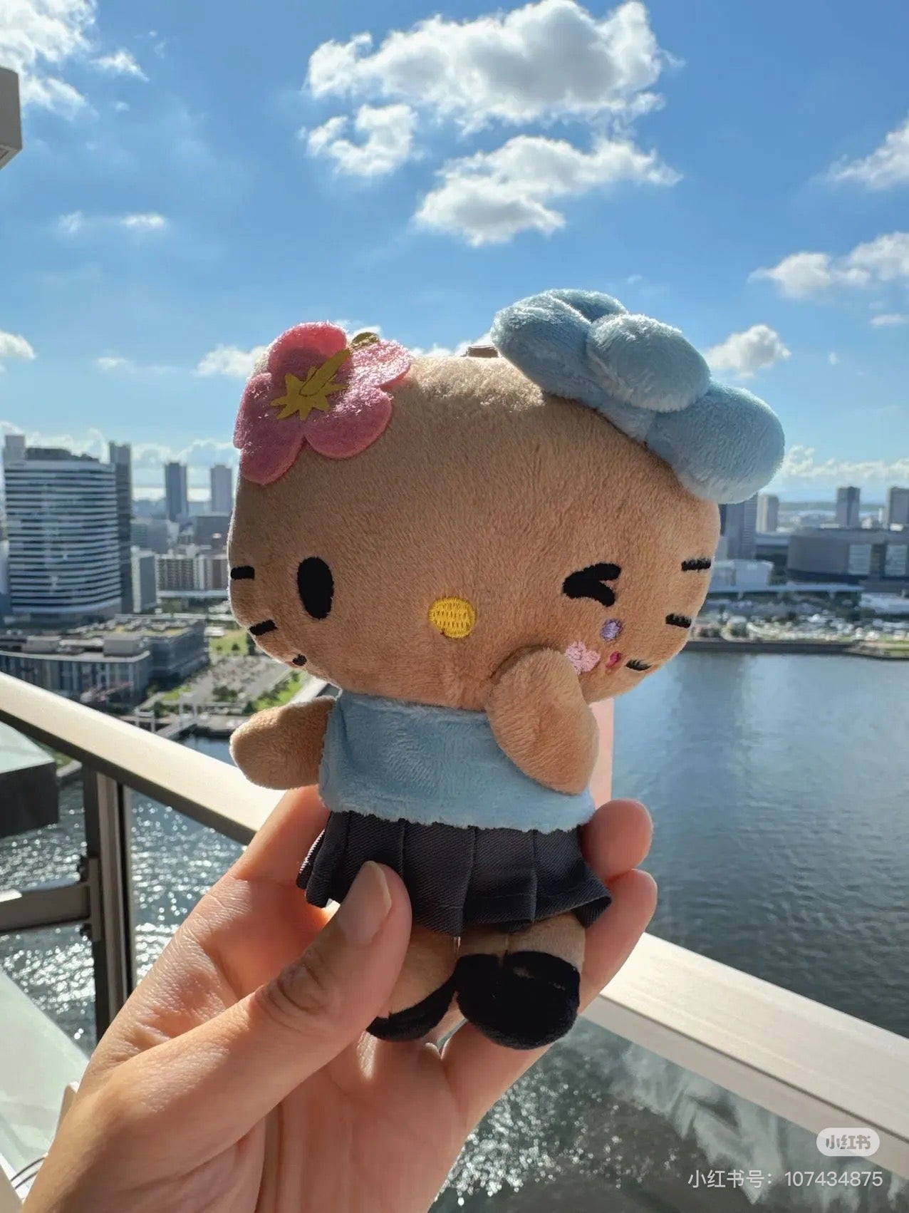 Sanrio三丽鸥｜HAWAII 夏威夷Hello kitty50周年限定短裙玩偶挂件/包挂