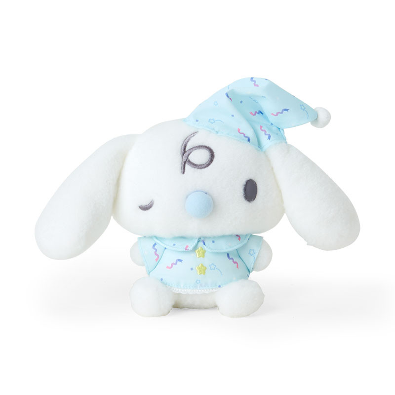 Sanrio三丽鸥｜Original Plush Toy - Cinnamoroll Milk/Sleepy Time / Sleepy Time玉桂狗甜梦系列困困大耳狗睡衣睡帽毛绒公仔/玩偶｜约24×10×18cm