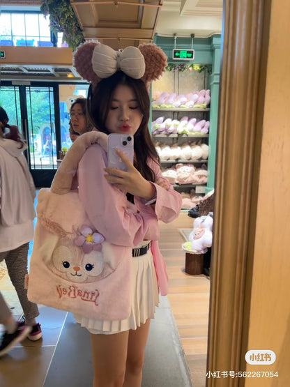 Disney SH｜LinaBell玲娜贝儿/CookieAnn可琦安毛绒单肩包