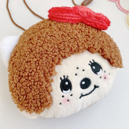 Monchhichi｜Monchhichi × Sanrio Mascot Neck Pouch - Hello Kitty｜123×130×50mm approx.