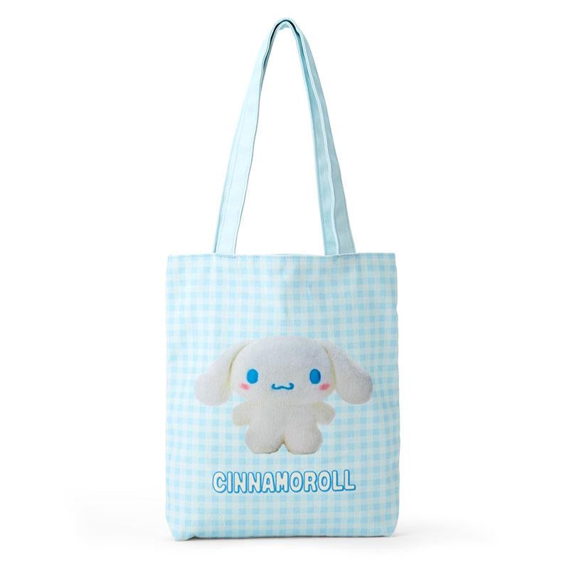 Sanrio｜ Tote Bag - Pitatto Friends Photo多巴胺格纹系列可爱角色帆布包｜约29×5×32cm