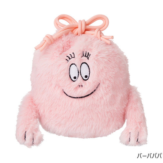 Barbapapa巴巴爸爸｜搞笑柔软巾着/束口袋/质感很可｜約 W16.5×H16×D5cm