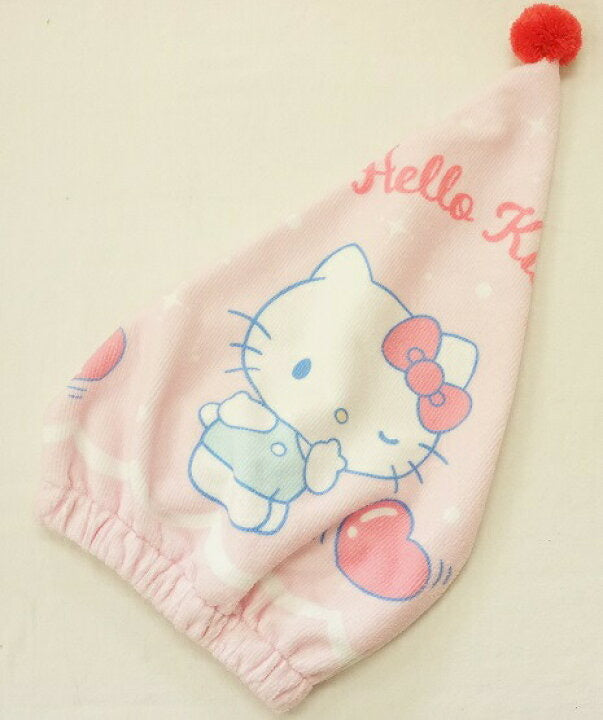 Hello kitty凯蒂猫｜超可爱毛巾式吸水浴帽/干发帽｜20×45cm