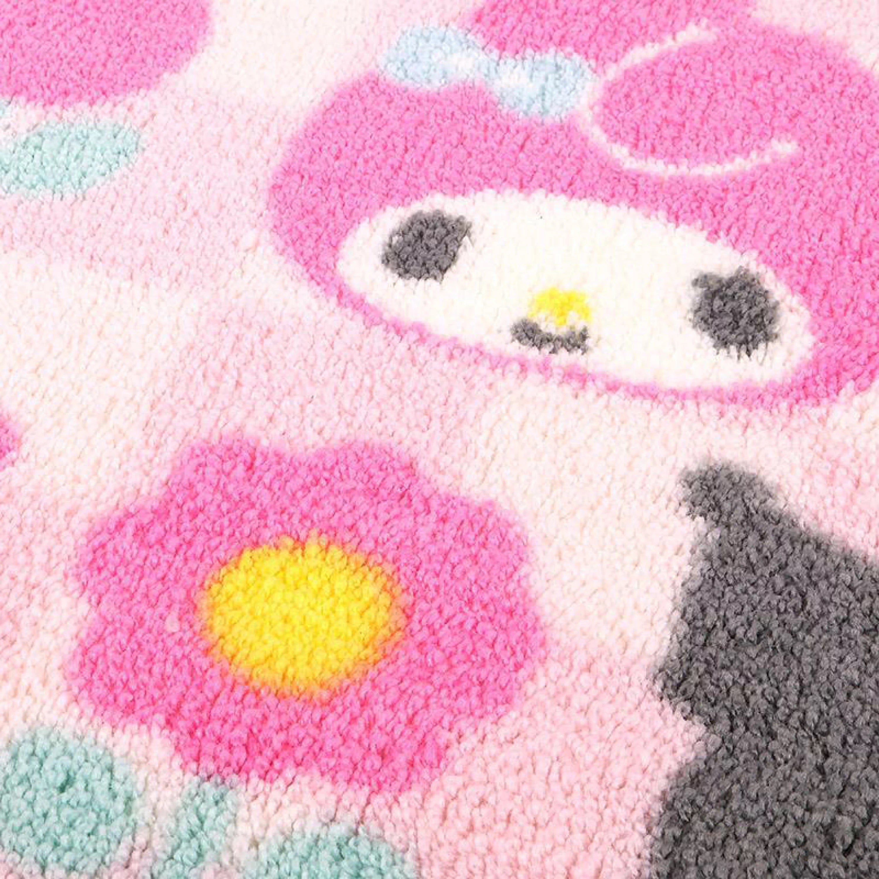 Sanrio｜郁金香系列角色花花防滑地毯｜約幅56×奥行1×高さ35cm