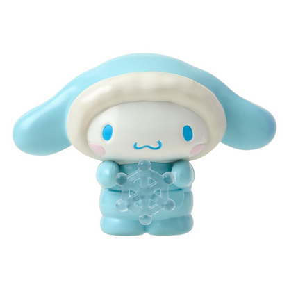 Sanrio三丽鸥｜Secret Mascot - Fluffy Puffy Winter Blind Box（a box of 8）冬季羽绒滑雪服可爱角色拿雪花摆件盲盒/全8种｜1枚入