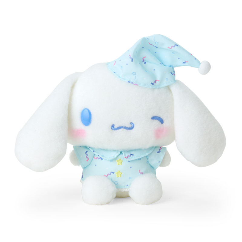 Sanrio三丽鸥｜Original Plush Toy - Cinnamoroll Milk/Sleepy Time / Sleepy Time玉桂狗甜梦系列困困大耳狗睡衣睡帽毛绒公仔/玩偶｜约24×10×18cm