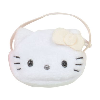 Sanrio三丽鸥｜Color Variation Plush Pochette-Hello Kitty凯蒂猫脸型彩色10色毛绒迷你斜挎包盲盒/全10种｜1枚入