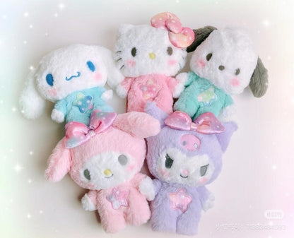 Sanrio三丽鸥｜ Healing Plush Doll治愈系列超好摸星空蝴蝶结毛绒绒玩偶/公仔｜约 W17×D12×H22cm