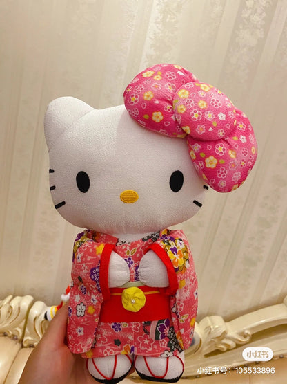 Sanrio三丽鸥｜和服Hello kitty玩偶/公仔｜高约20cm