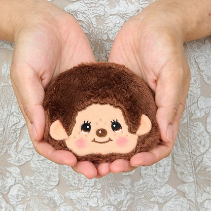 Monchhichi｜Mascot Coin Case｜H9.7 x W10 x D1.5cm approx.