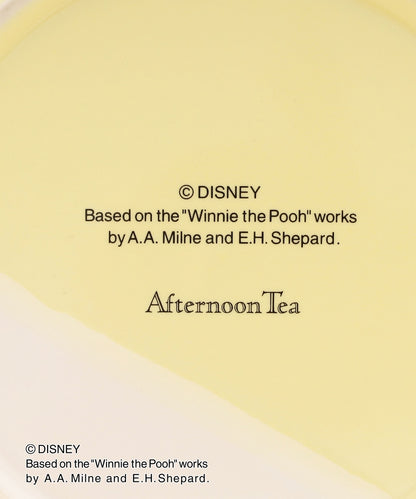 Disney｜噗噗小熊维尼Afternoon Tea联名限定日本制印花陶瓷盘/可洗碗机/可微波炉/不可烤箱｜直径17cm