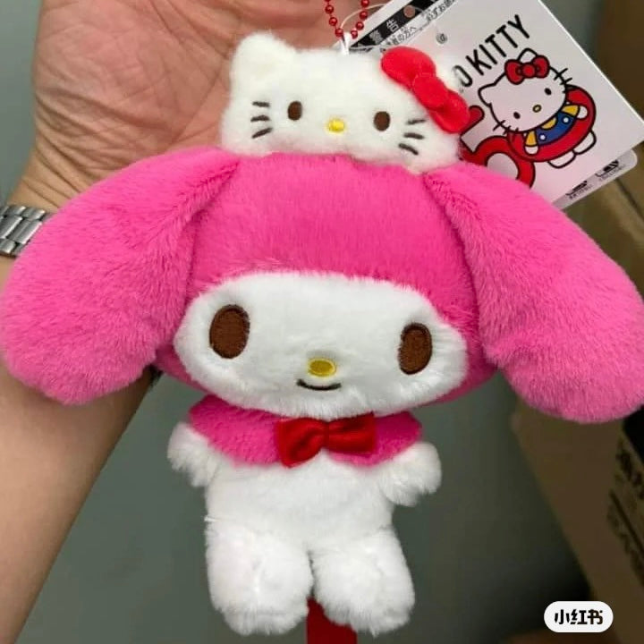 Sanrio｜Hello Kitty50周年联名挂件｜约H13×W10×D7.5cm