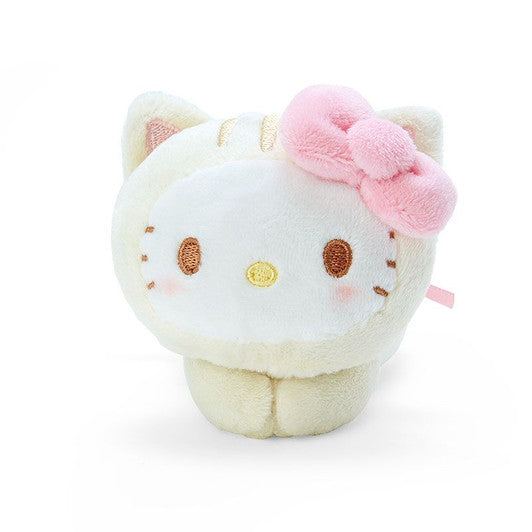 Sanrio｜治愈系mini小铃铛趴趴小夹子公仔/捏住脚的話/手会张开抓東西/还可以弯着尾巴吊着｜約11×11×8cm