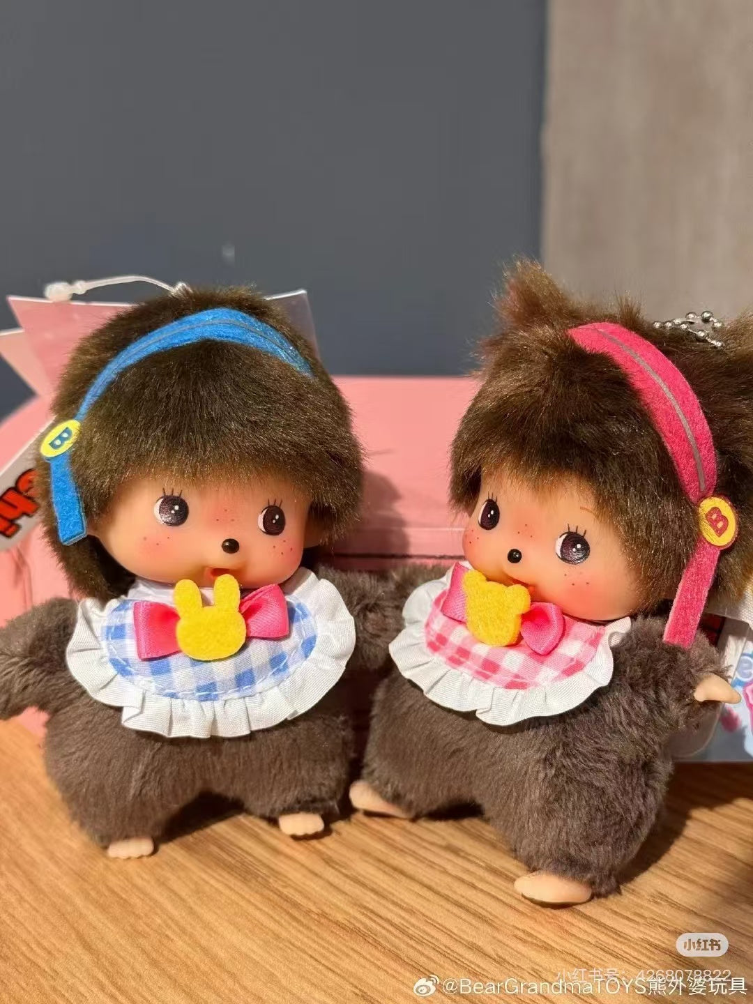 【restock soon】Monchhichi｜Babychichi Idol Mascot Holder /Plush Keychain｜H9.5 x W6 x D5.5 cm approx.