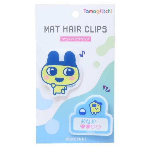 Tamagotchi拓麻歌子｜Matte Hair Clip电子宠物可爱角色亚克力刘海夹/发夹/1对｜约H45 x W50 x D13mm