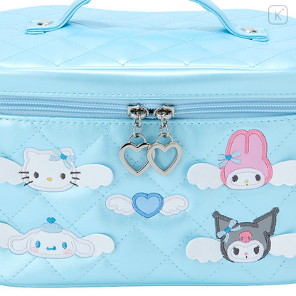 Sanrio三丽鸥｜Sanrio Original Vanity Pouch - Dreaming Angel 2nd水色天使爱神系列蓝色化妆包｜约32.7 x 26.3 x 17.9cm