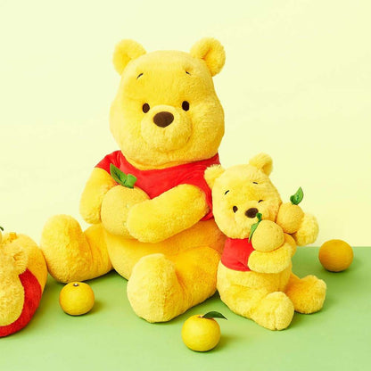 Disney迪士尼｜Winnie the Pooh stuffed toy (S) YUZU POOH柚子噗噗2023限定小熊维尼毛绒公仔｜s号｜约25*20cm