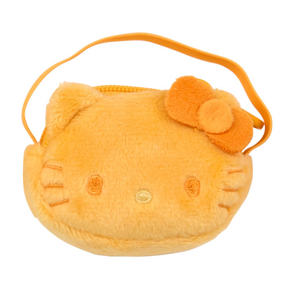 Sanrio三丽鸥｜Color Variation Plush Pochette-Hello Kitty凯蒂猫脸型彩色10色毛绒迷你斜挎包盲盒/全10种｜1枚入