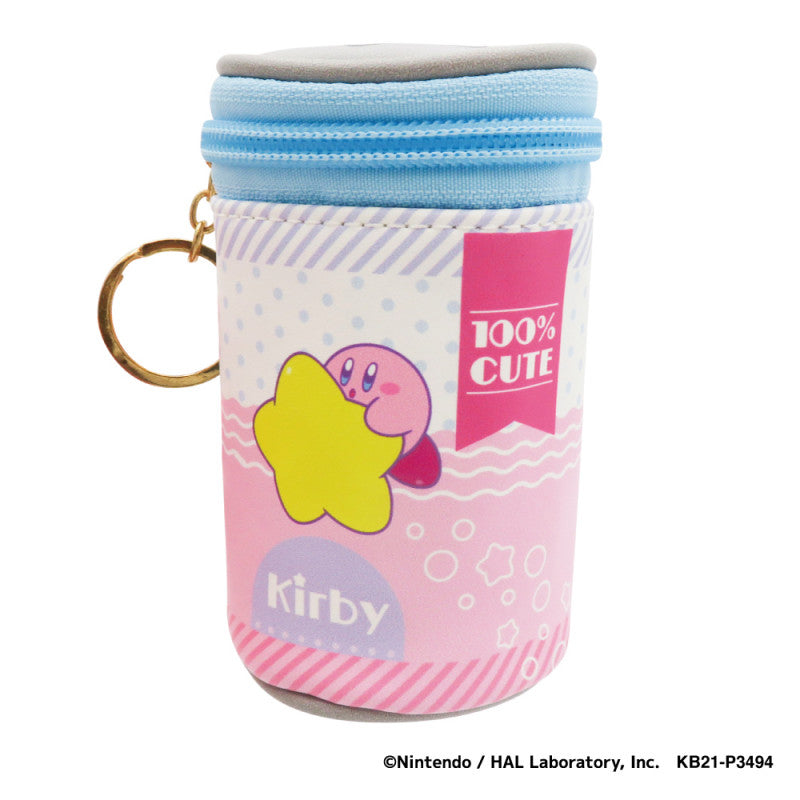Kirby｜圆筒拉链小零钱包｜100 x 60 mm