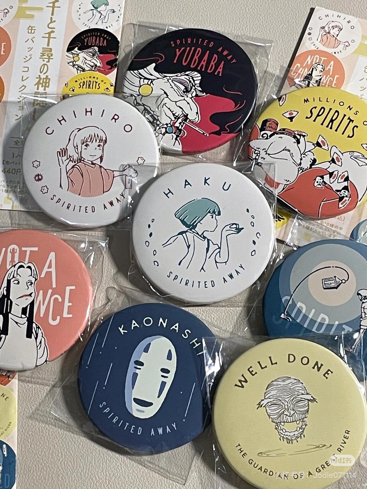 My neighbor totoro｜Studio Ghibli Can Badge Collection [Spirited Away] Chihiro吉卜力宫崎骏《千与千寻》马口铁徽章吧唧盲盒/全10种｜1枚入