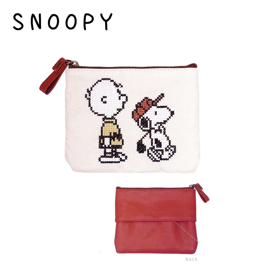 Snoopy｜Golf Player高尔夫限定刺绣帆布包/背面皮质感