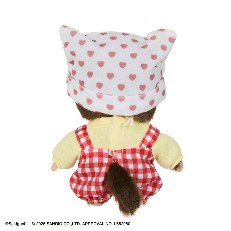 Monchhichi｜Monchhichi x Hello Kitty Plush Dolls｜H15 x W10 x D6.5cm approx.