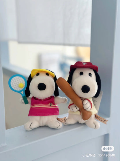 Snoopy｜snoopy&amp;woodstock史努比和糊涂塔克棒球系列mini公仔/玩偶