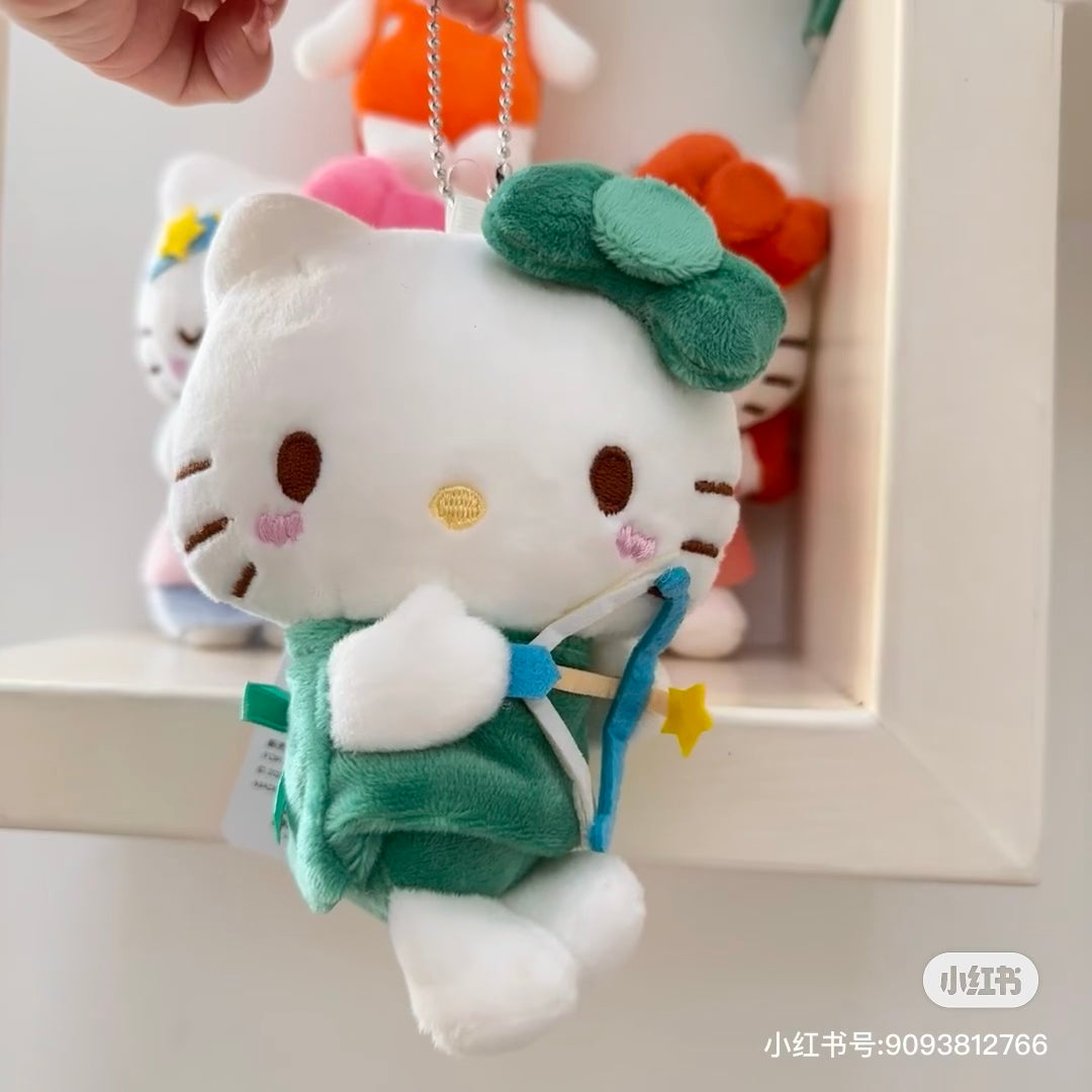 Sanrio三丽鸥｜Avail联名Hello Kitty凯蒂猫50周年限定12星座毛绒玩偶挂件/包挂