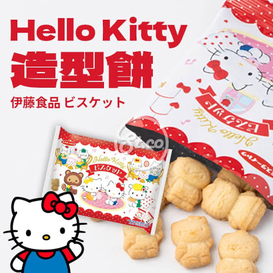 ITO伊藤｜Hellokitty造型饼干/多款不同可爱造型｜105g【24.12】