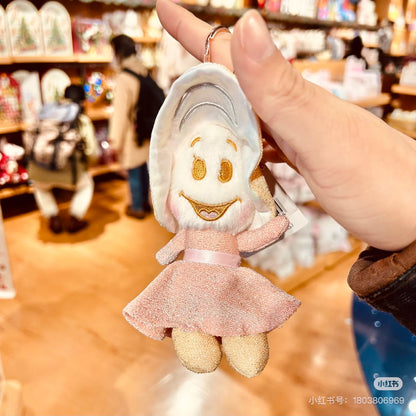 Disney迪士尼 ｜Plush Keychain Winter Shiny Color 东迪2024冬日金色闪亮系列毛绒玩偶钥匙扣挂件/包挂｜约H12×W11×D9cm